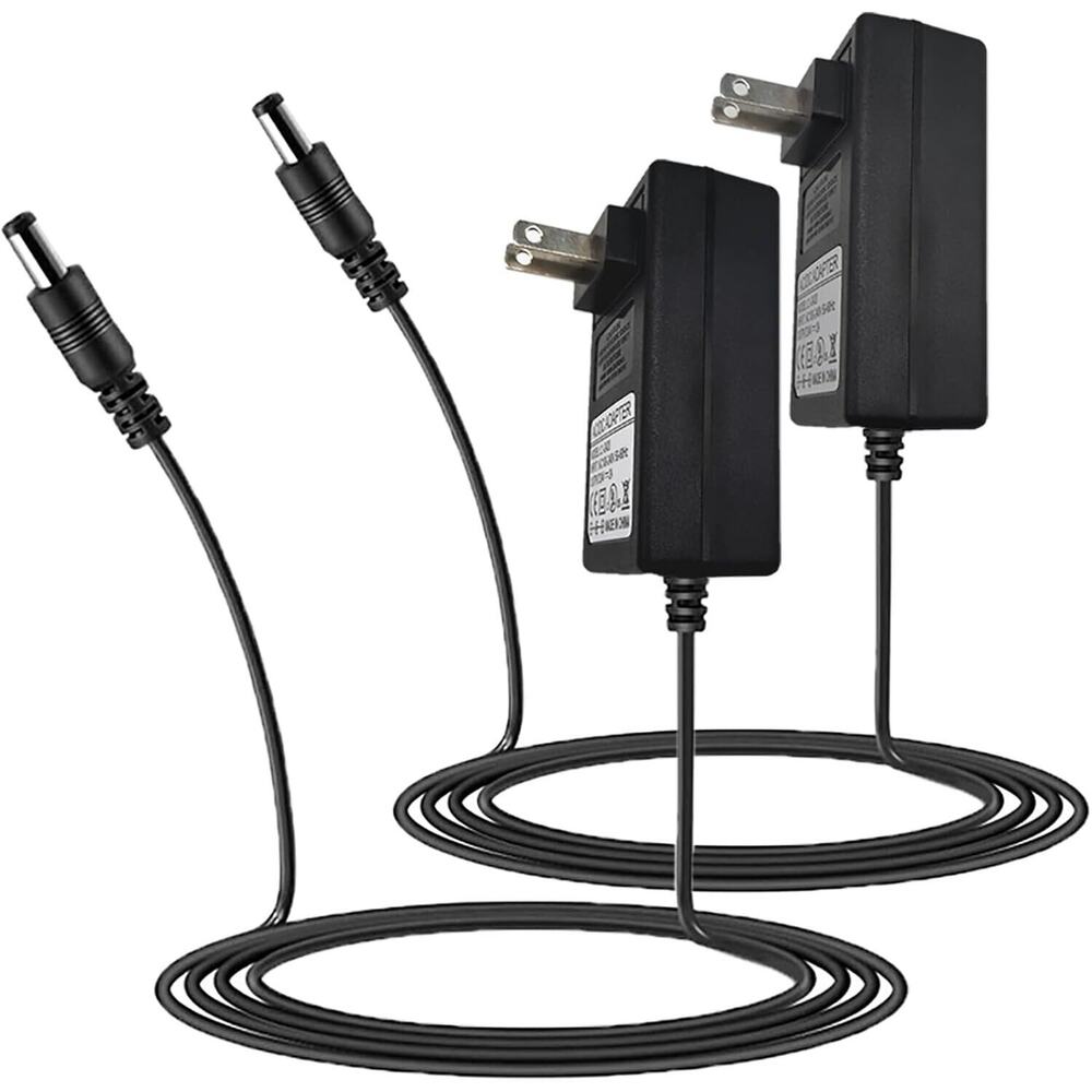2 Pack HZHFCB 24V Power Supply Adapter 24 Volt 2A Power Supply AC to DC Converte